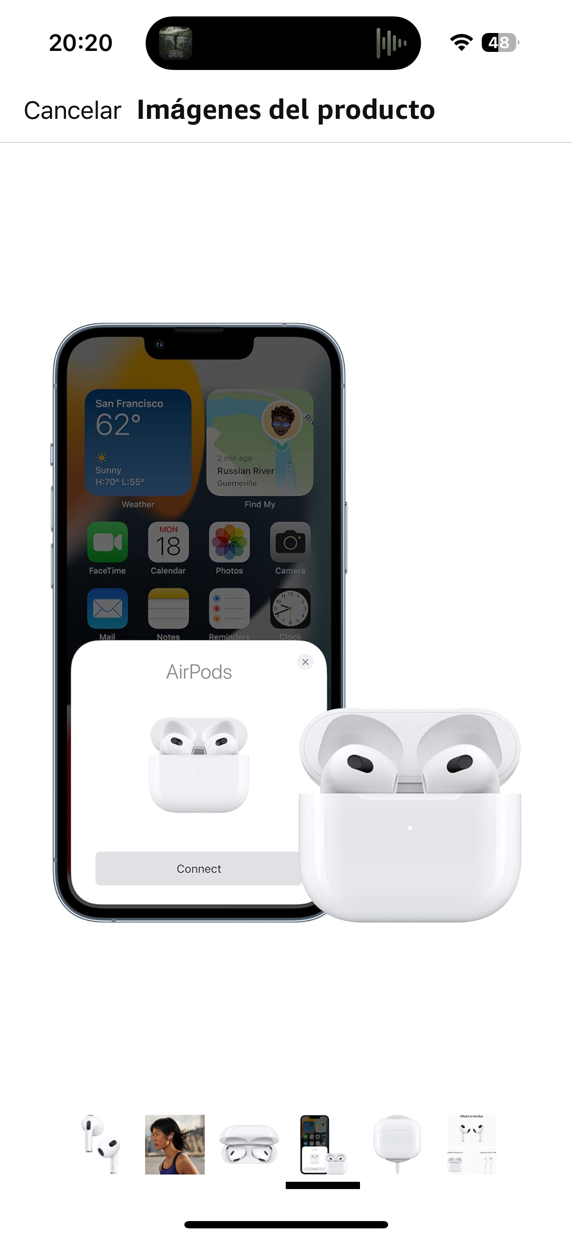 🎧 AirPods Pro (3ª generación) – Cancelación total, sonido envolvente