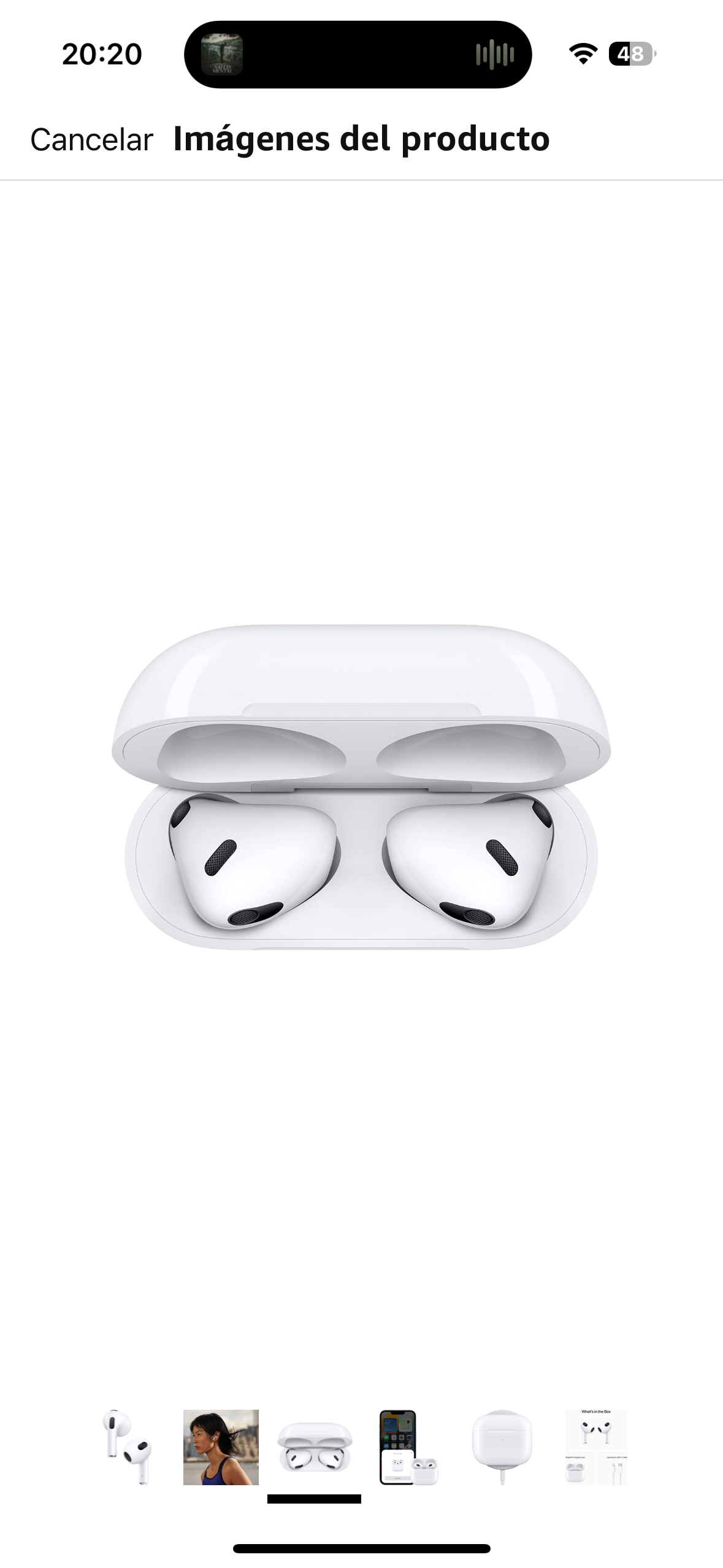 🎧 AirPods Pro (3ª generación) – Cancelación total, sonido envolvente